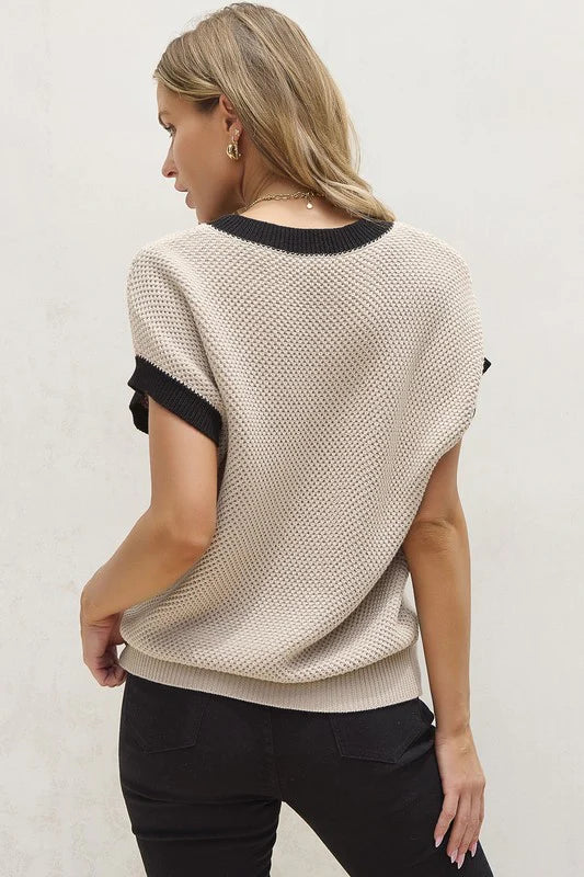 Batwing Sleeve Sweater Top