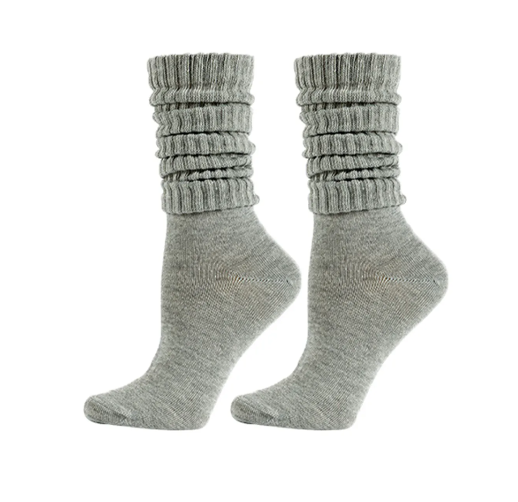 Light Gray Slouchy Socks