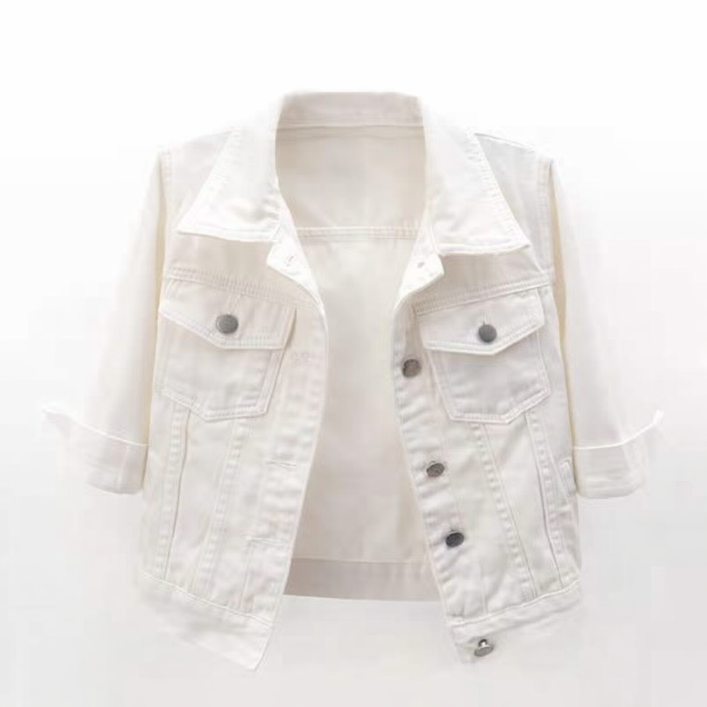 White Denim Jacket