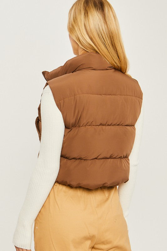 Puffer Vest With Pockets