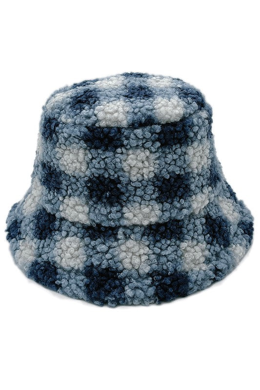 Plaid Teddy Buck Hat