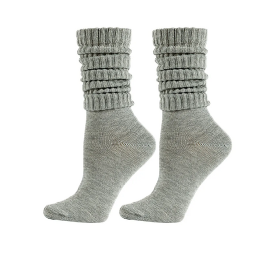 Light Gray Slouchy Socks