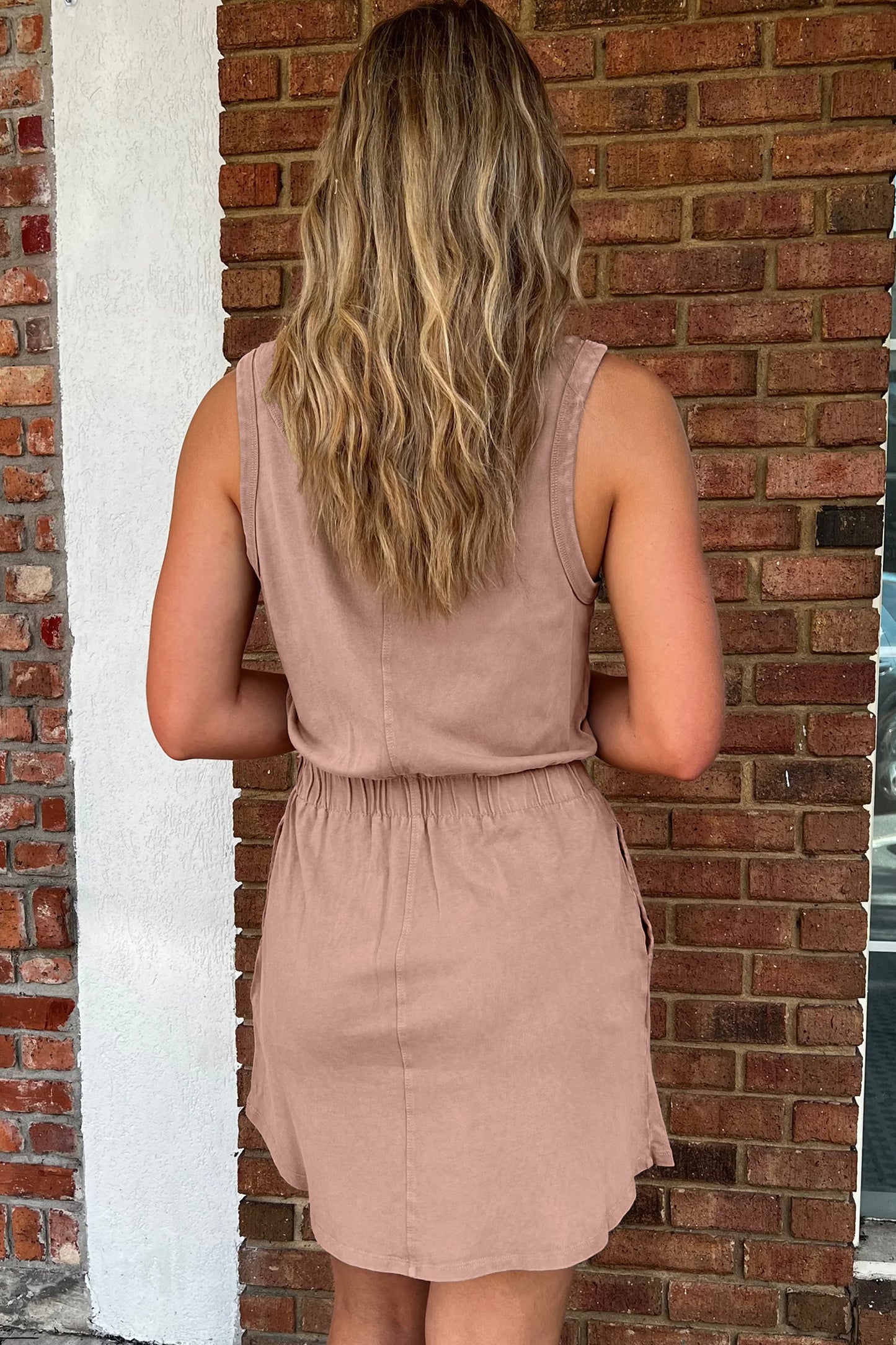 Smoke Gray Mineral Dress