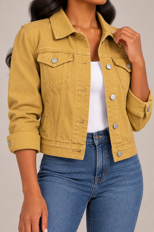 Antique Mustard Denim Jacket
