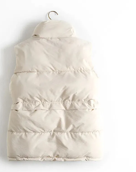 Cream Down Vest