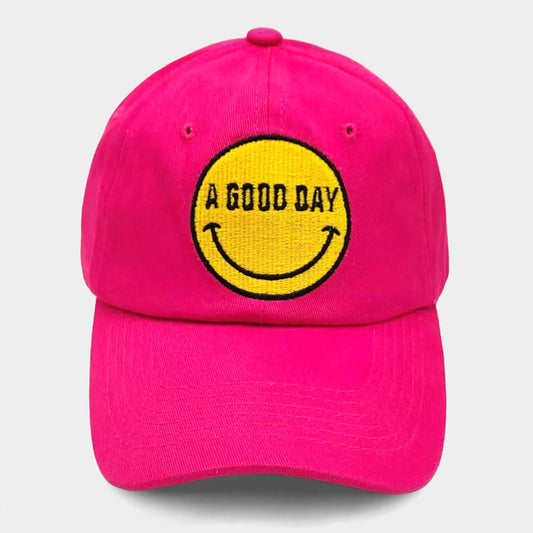 A Good Day Fucshia Cap