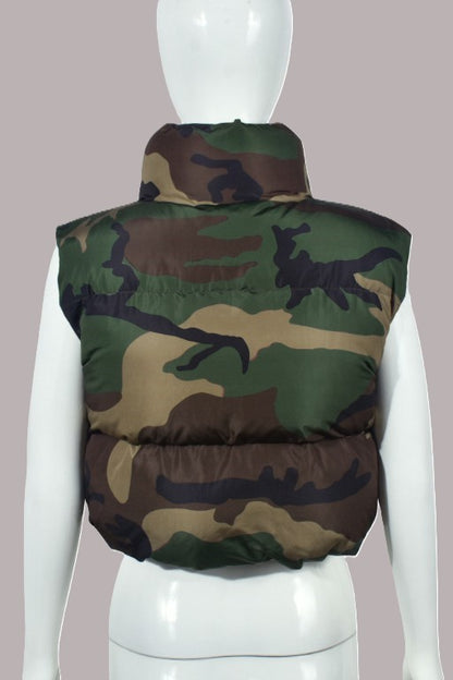 Camo Puffer Vest